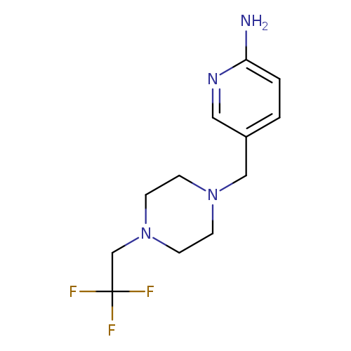 5-{[4-(2,2,2-trifluoroethyl)piperazin-1-yl]methyl}pyridin-2-amine