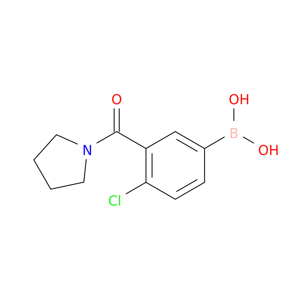 4-Chloro-3-(pyrrolidine-1-carbonyl)phenylboronic acid