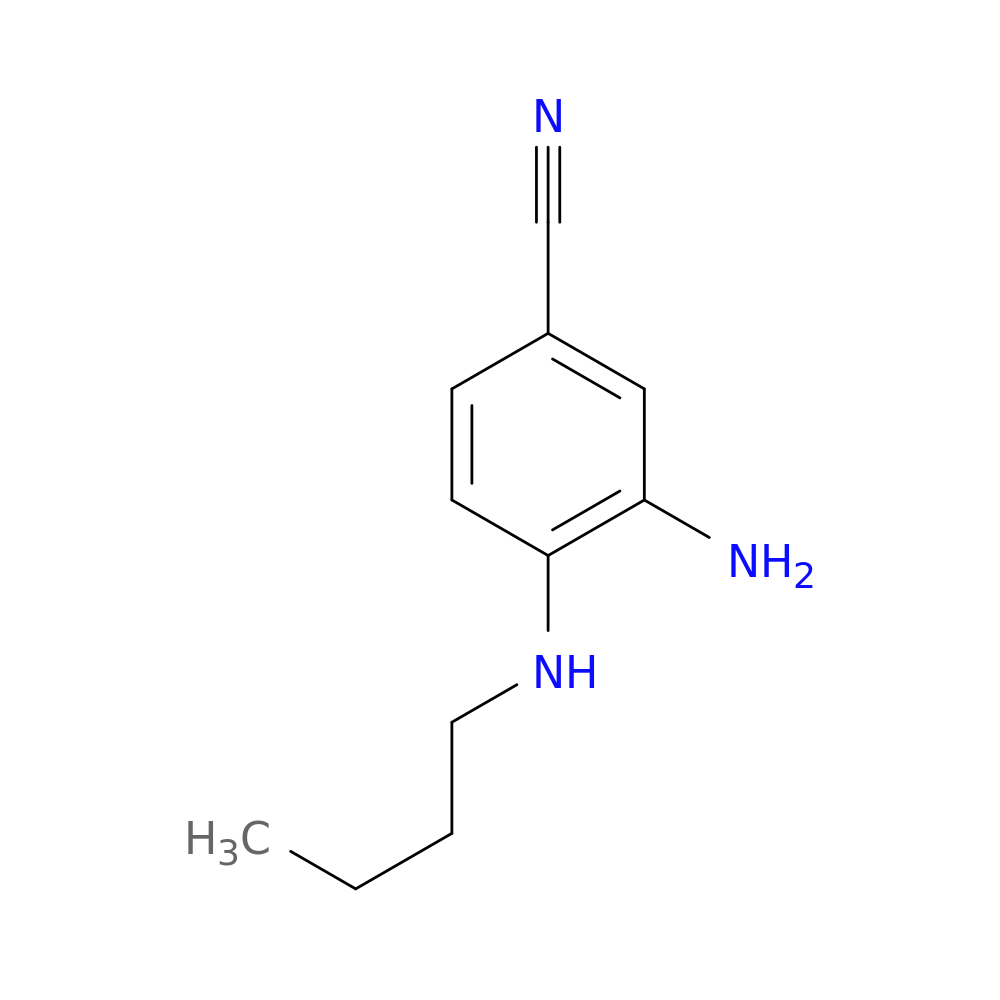 3-Amino-4-(butylamino)benzonitrile