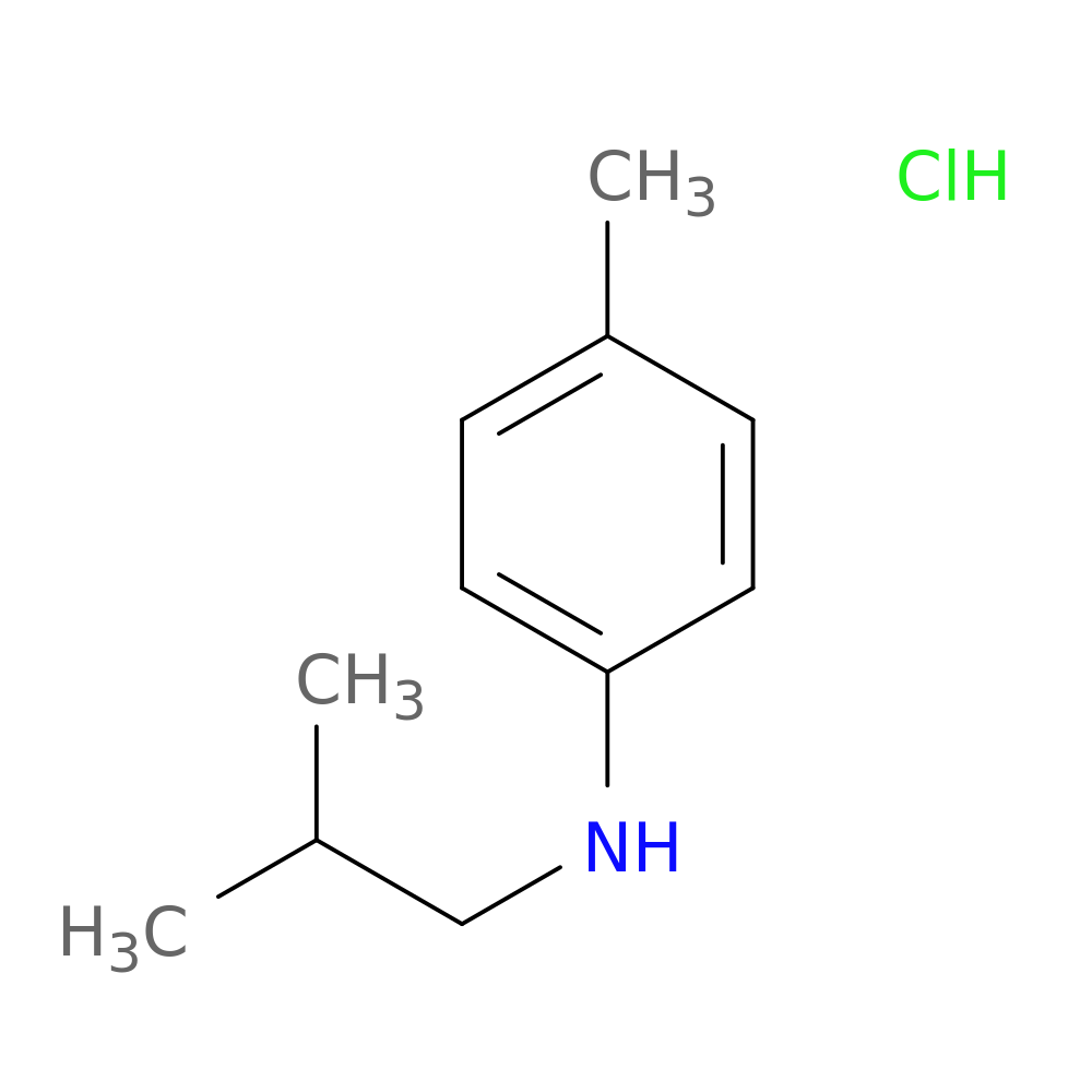 4-methyl-N-(2-methylpropyl)aniline hydrochloride