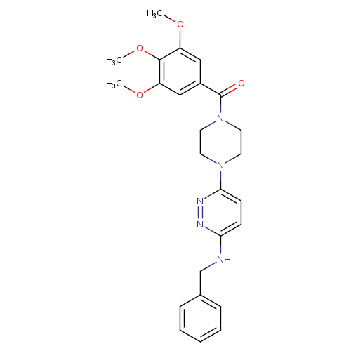 N-benzyl-6-[4-(3,4,5-trimethoxybenzoyl)piperazin-1-yl]pyridazin-3-amine