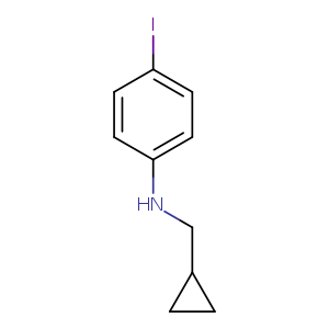 N-(Cyclopropylmethyl)-4-iodoaniline