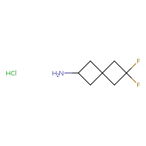 Spiro[3.3]heptan-2-amine, 6,6-difluoro-, hydrochloride (1:1)