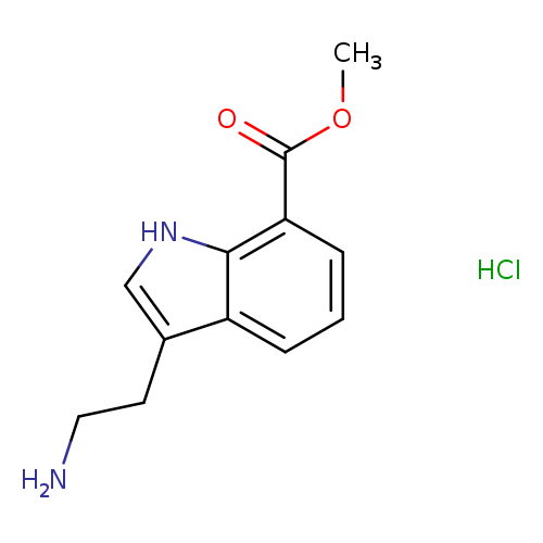 methyl 3-(2-aminoethyl)-1H-indole-7-carboxylate hydrochloride