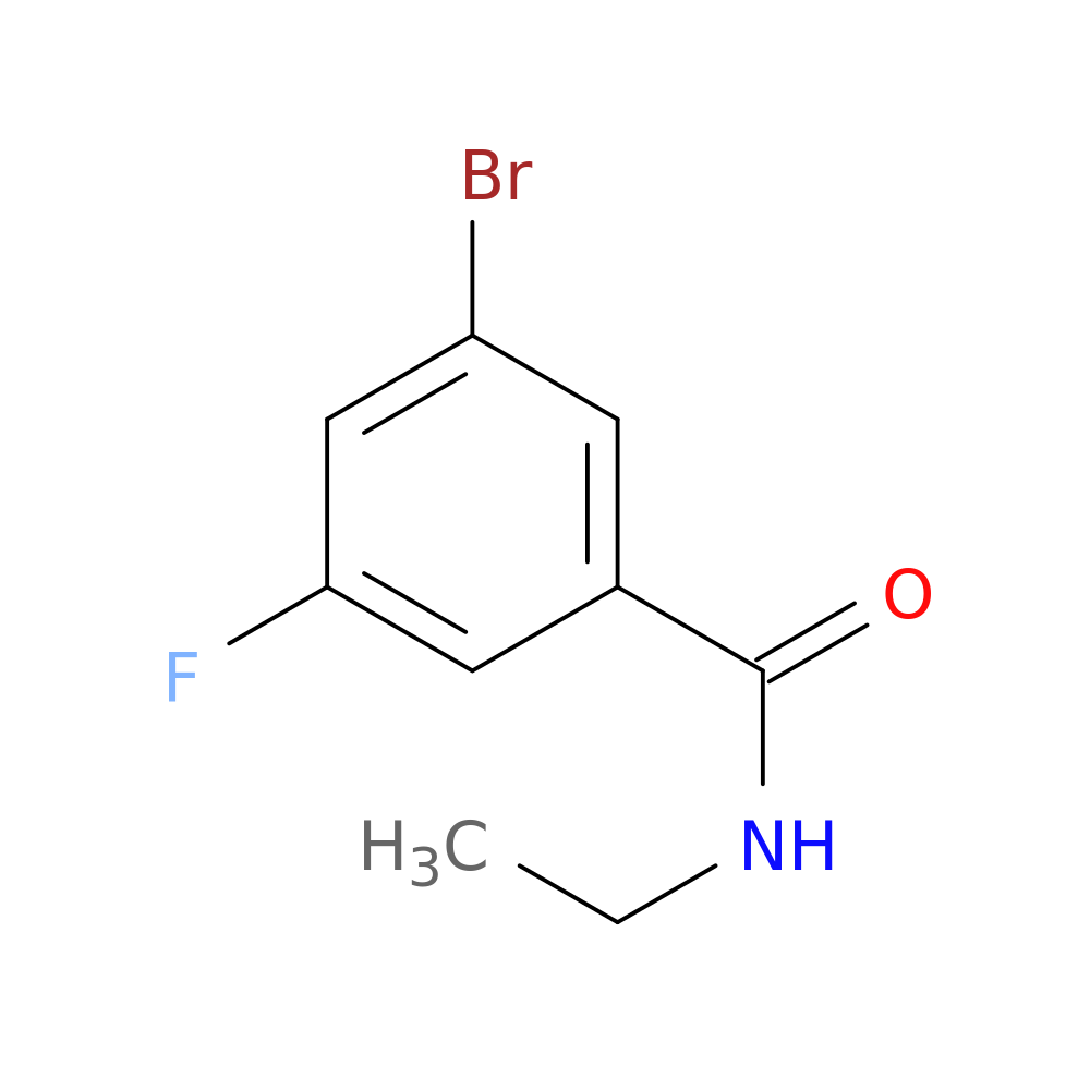 3-Bromo-N-ethyl-5-fluorobenzamide