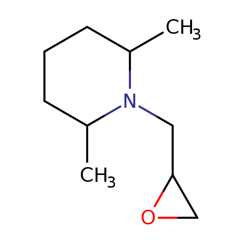 2,6-dimethyl-1-[(oxiran-2-yl)methyl]piperidine