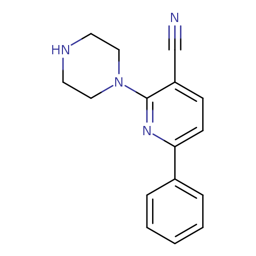 6-Phenyl-2-(piperazin-1-yl)nicotinonitrile