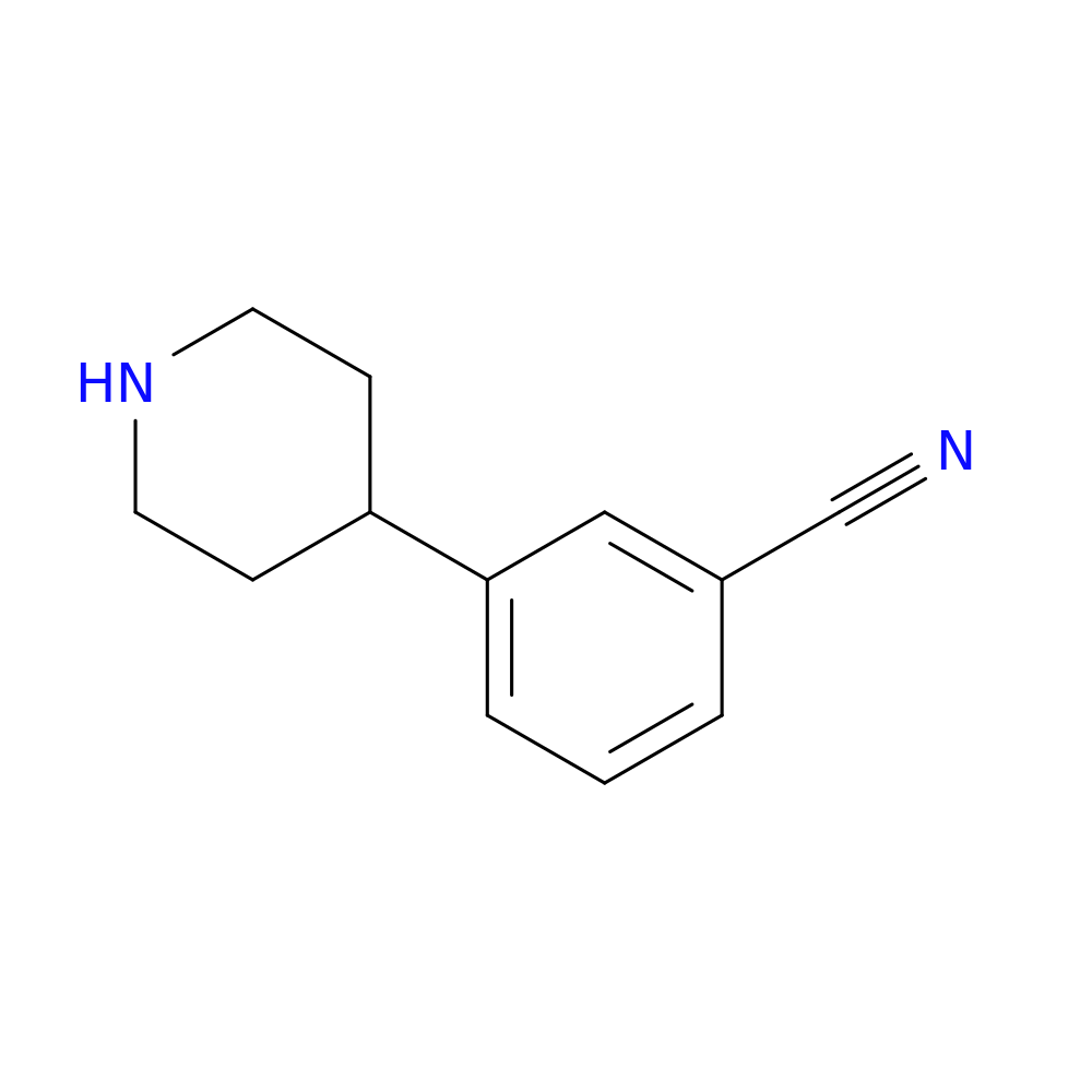 3-(Piperidin-4-yl)benzonitrile