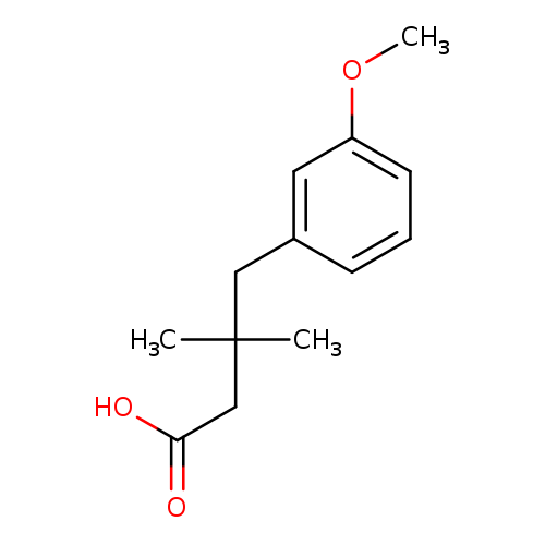 4-(3-methoxyphenyl)-3,3-dimethylbutanoic acid