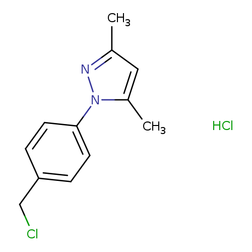 1-[4-(chloromethyl)phenyl]-3,5-dimethyl-1H-pyrazole hydrochloride