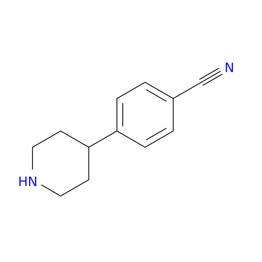 4-(Piperidin-4-yl)benzonitrile