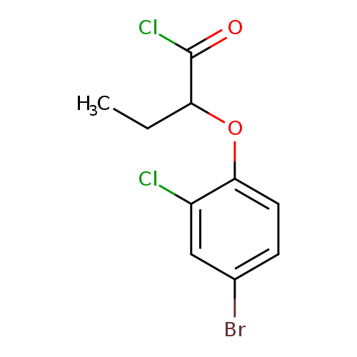 2-(4-Bromo-2-chlorophenoxy)butanoyl chloride