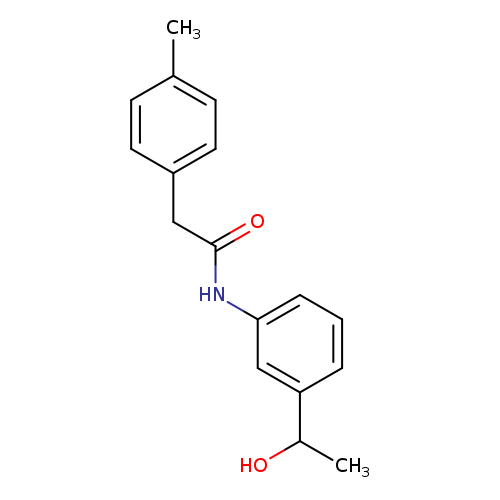 N-[3-(1-hydroxyethyl)phenyl]-2-(4-methylphenyl)acetamide