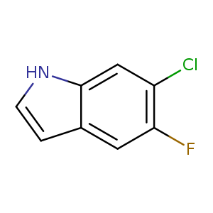 1H-Indole, 6-chloro-5-fluoro-