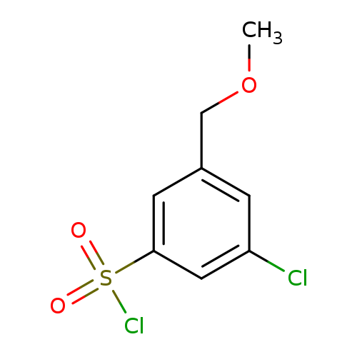 3-chloro-5-(methoxymethyl)benzene-1-sulfonyl chloride