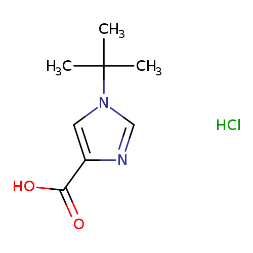 1-tert-butyl-1H-imidazole-4-carboxylic acid hydrochloride