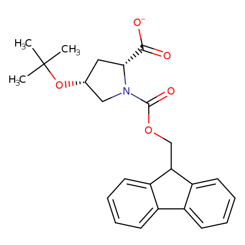 1,2-Pyrrolidinedicarboxylic acid, 4-(1,1-dimethylethoxy)-, 1-(9H-fluoren-9-ylmethyl) ester, (2R,4R)-