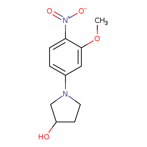 1-(3-Methoxy-4-nitrophenyl)pyrrolidin-3-ol