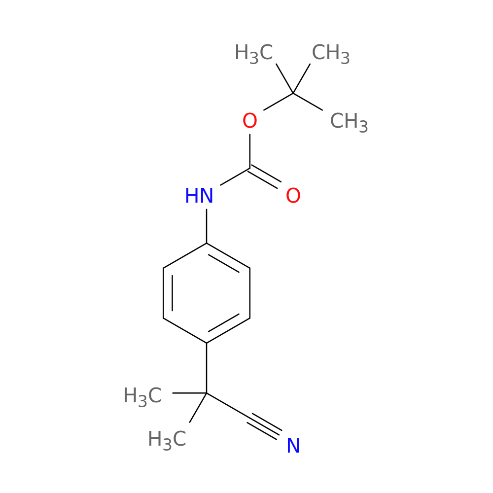 2-[4-(BOC-Amino)phenyl]-2-methylpropanenitrile