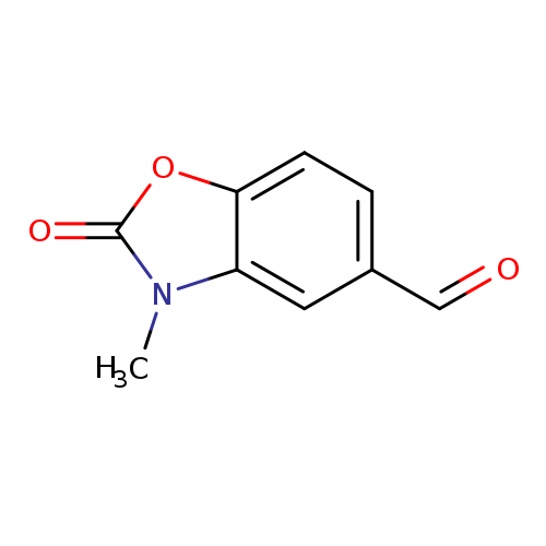 3-methyl-2-oxo-2,3-dihydro-1,3-benzoxazole-5-carbaldehyde