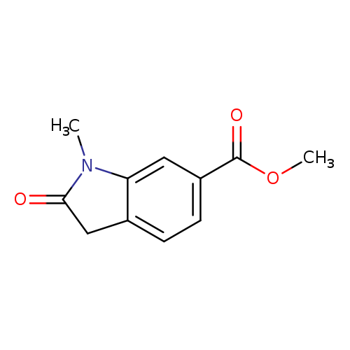 1H-Indole-6-carboxylic acid, 2,3-dihydro-1-methyl-2-oxo-, methyl ester