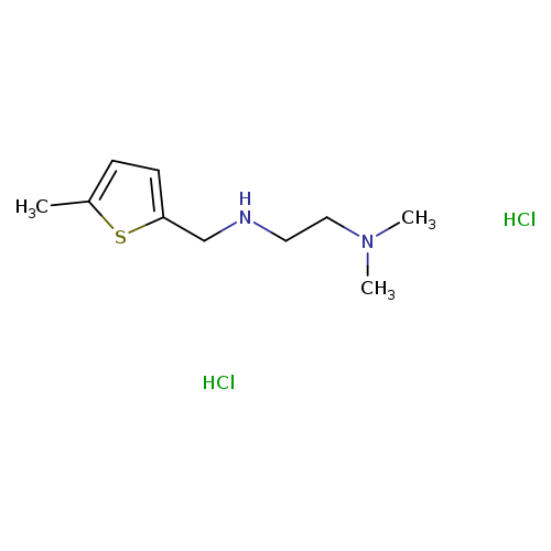 N,N-dimethyl-N'-[(5-methyl-2-thienyl)methyl]-1,2-ethanediamine dihydrochloride