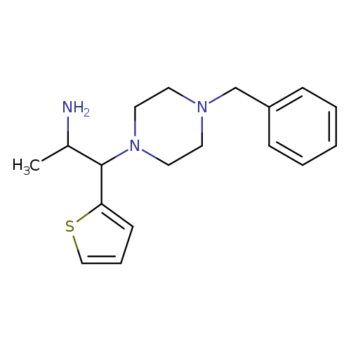 1-(4-benzylpiperazin-1-yl)-1-(thiophen-2-yl)propan-2-amine