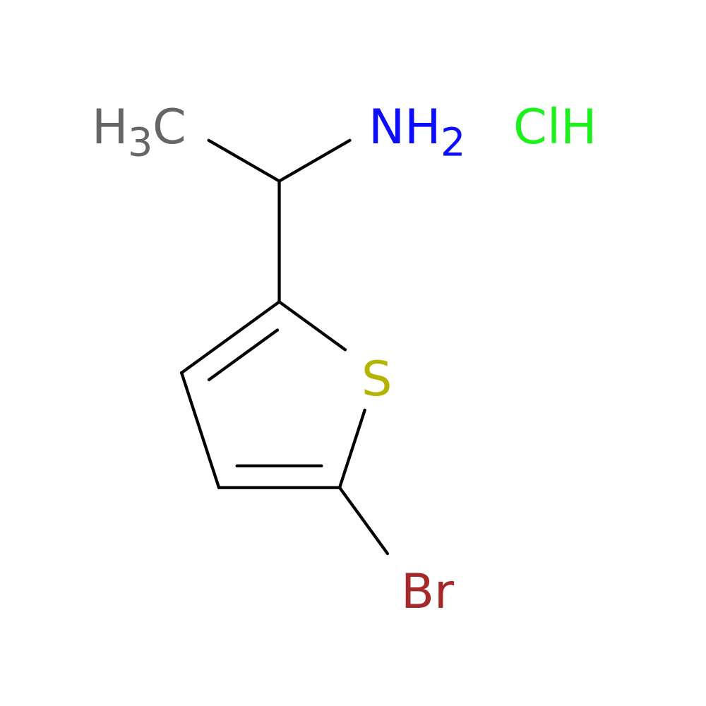 1-(5-Bromothiophen-2-yl)ethan-1-amine hydrochloride