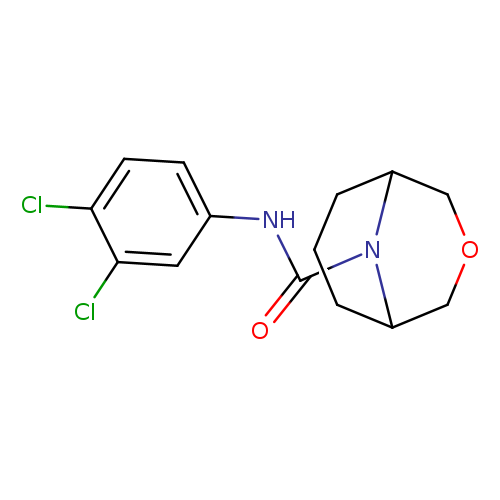 N-(3,4-dichlorophenyl)-3-oxa-9-azabicyclo[3.3.1]nonane-9-carboxamide