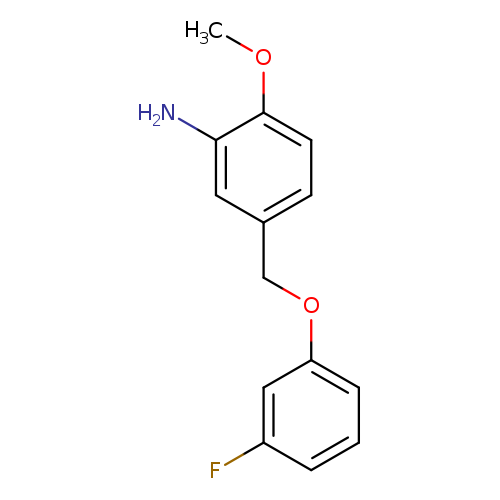 5-(3-fluorophenoxymethyl)-2-methoxyaniline