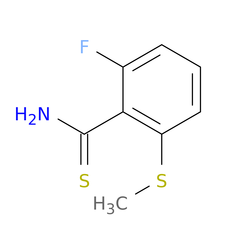 2-Fluoro-6-(methylsulfanyl)benzene-1-carbothioamide