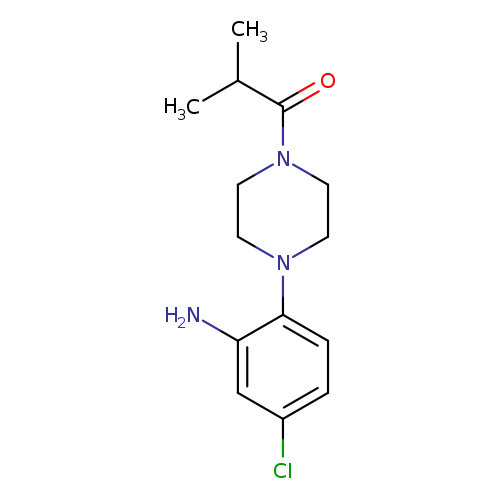 [5-Chloro-2-(4-isobutyrylpiperazin-1-yl)phenyl]amine