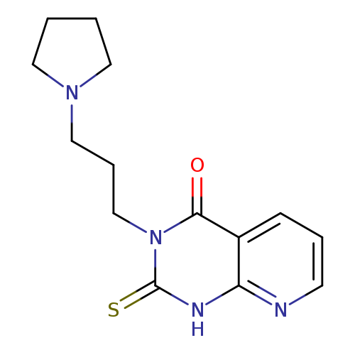 3-[3-(pyrrolidin-1-yl)propyl]-2-sulfanylidene-1H,2H,3H,4H-pyrido[2,3-d]pyrimidin-4-one