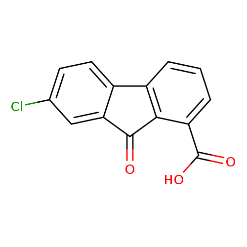 7-Chloro-9-oxo-9h-fluorene-1-carboxylic acid