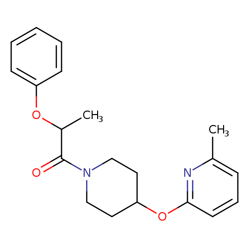 1-{4-[(6-methylpyridin-2-yl)oxy]piperidin-1-yl}-2-phenoxypropan-1-one