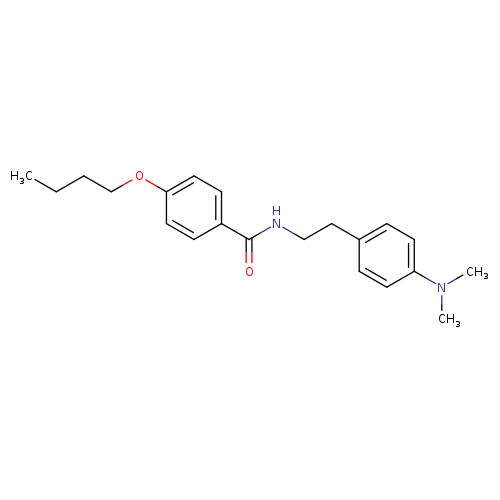 4-butoxy-N-{2-[4-(dimethylamino)phenyl]ethyl}benzamide