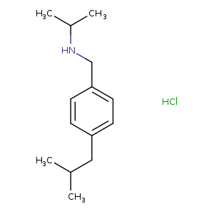 {[4-(2-methylpropyl)phenyl]methyl}(propan-2-yl)amine hydrochloride
