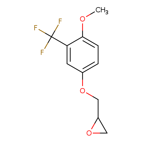 2-{[4-methoxy-3-(trifluoromethyl)phenoxy]methyl}oxirane
