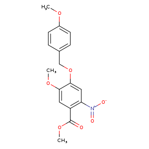 Methyl 5-methoxy-4-((4-methoxybenzyl)oxy)-2-nitrobenzoate