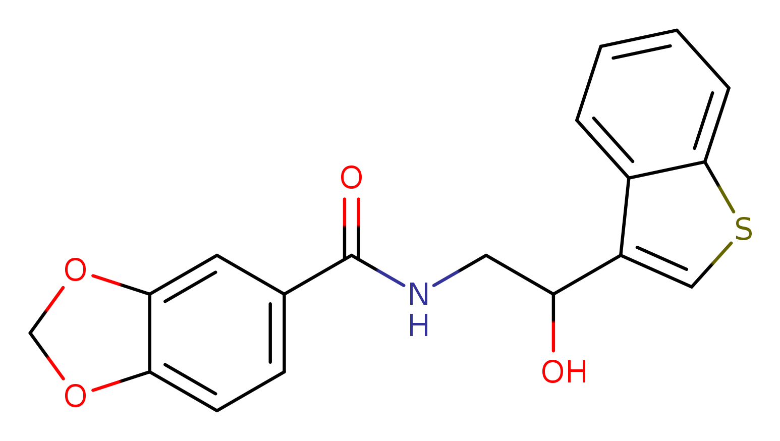 N-[2-(1-benzothiophen-3-yl)-2-hydroxyethyl]-2H-1,3-benzodioxole-5-carboxamide