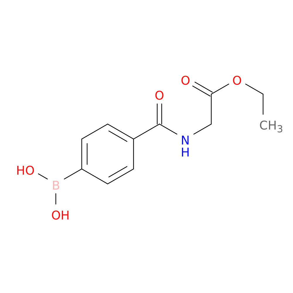 Ethyl (4-boronobenzoylamino)acetate