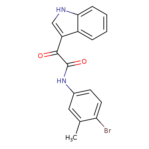 N-(4-bromo-3-methylphenyl)-2-(1H-indol-3-yl)-2-oxoacetamide