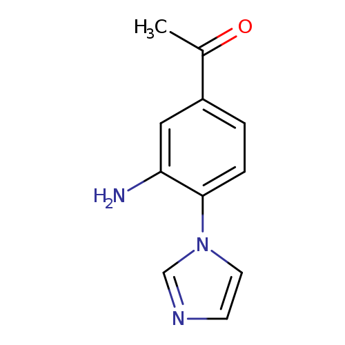 1-[3-Amino-4-(1h-imidazol-1-yl)phenyl]ethanone