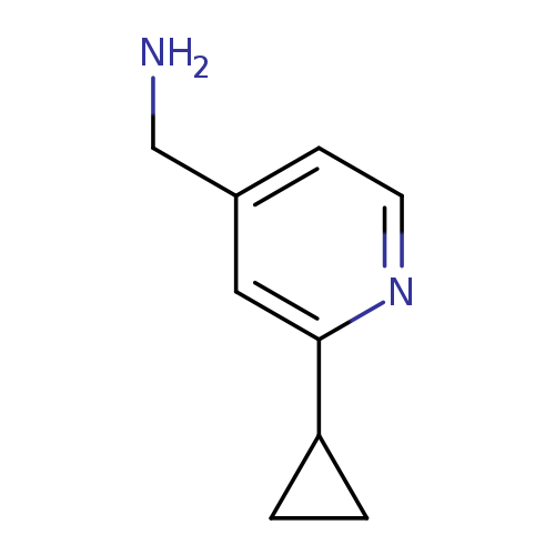 (2-cyclopropylpyridin-4-yl)methanamine