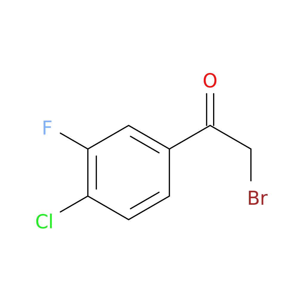 2-Bromo-1-(4-chloro-3-fluorophenyl)ethanone