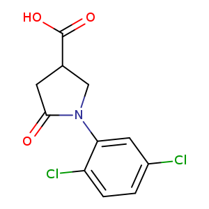1-(2,5-Dichlorophenyl)-5-oxo-3-pyrrolidinecarboxylic acid