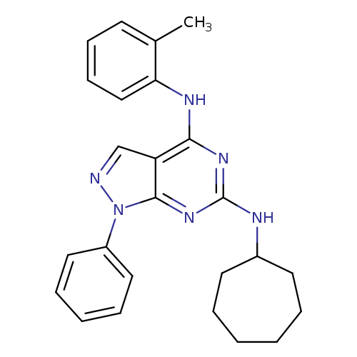 N6-cycloheptyl-N4-(2-methylphenyl)-1-phenyl-1H-pyrazolo[3,4-d]pyrimidine-4,6-diamine