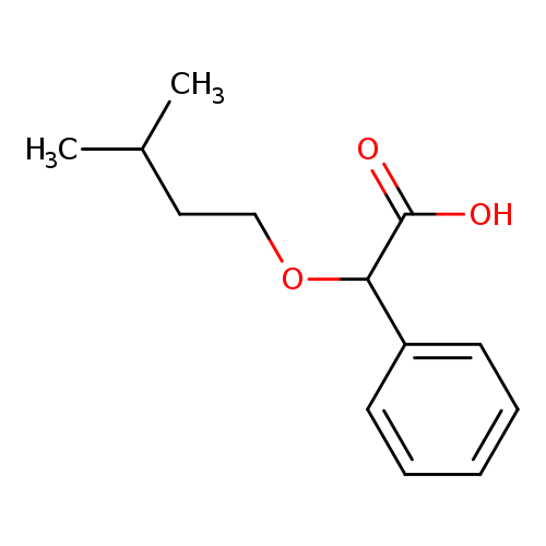 2-(3-methylbutoxy)-2-phenylacetic acid