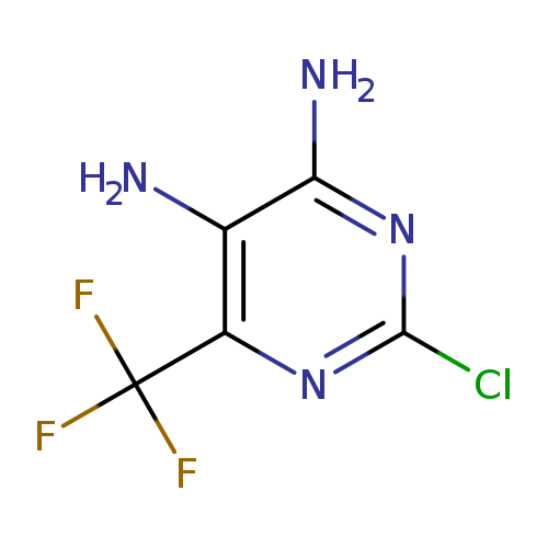 2-chloro-6-(trifluoromethyl)pyrimidine-4,5-diamine