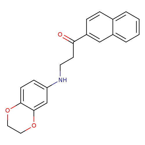 3-((2,3-Dihydrobenzo[b][1,4]dioxin-6-yl)amino)-1-(naphthalen-2-yl)propan-1-one